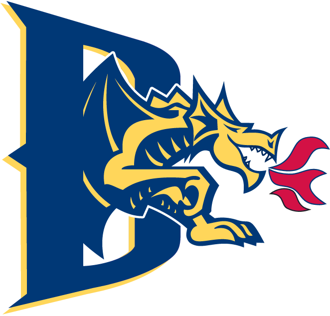 Drexel Dragons 2002-Pres Alternate Logo v2 diy fabric transfer